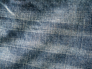 Old denim jean texture background.