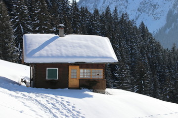Bergh&uuml;tte in &Ouml;sterreich
