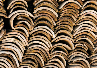 Roof Tiles, Spain. 2005.