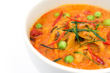 Panaeng curry with pork