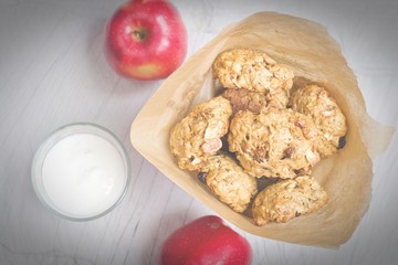 homemade oatmeal cookies