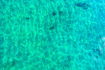 Turquoise water surface