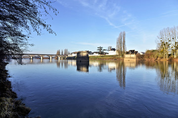 Fototapeta premium odbicie w Loarze