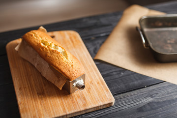 hot cake on the table