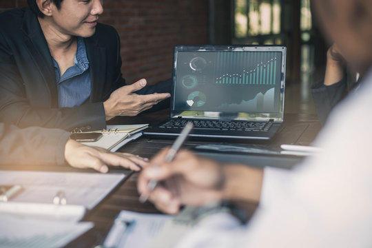 Business People Diverse Brainstorm Meeting Concept. Team work process. Marketing strategy brainstorming.