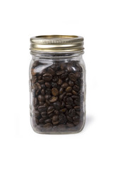 Coffee Beans in a Jar
