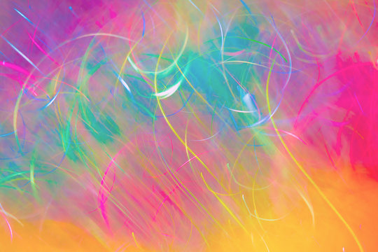 Chaotic colorful lines background.