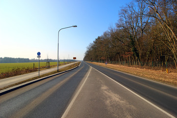 Stra&szlig;e bei Stahnsdorf