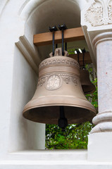 Obraz premium The bells in the church belfry in Crimea, Russia