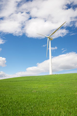 Fototapeta premium Wind energy concept