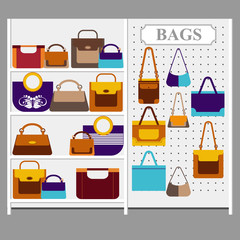 Bags on the store shelves