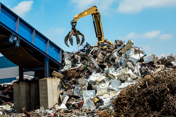 Metal Scrap Yard Machine recycling machines