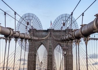 Fototapeta premium The Brooklyn Bridge - New York, USA