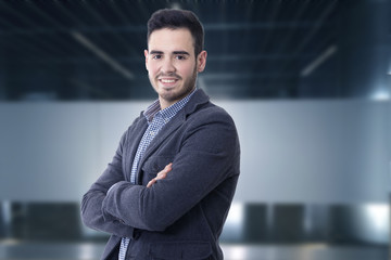 Fototapeta premium businessman and young and modern executives