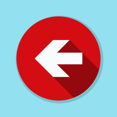Left Arrow Sign illustration