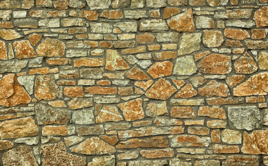 Fototapeta premium Stone wall full frame background