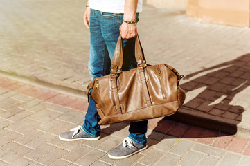 Young man on the street