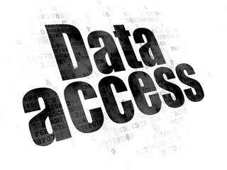 Information concept: Data Access on Digital background