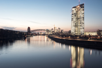 Obraz premium Frankfurt am Main Skyline