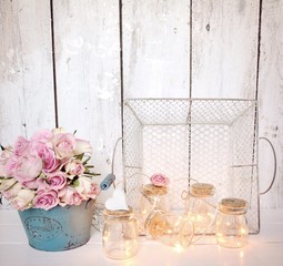 Rosenstrauß Nostalgisch - Shabby Chic Dekoration