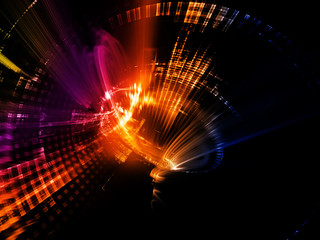 Abstract background. Detailed computer graphics
