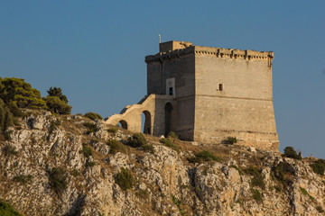 Fototapeta na wymiar Torre Santa Maria dell'Alto in Nardò, Lecce, Italy