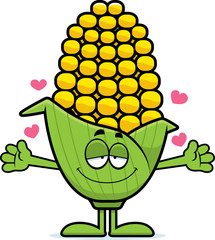 Cartoon Corn Hug