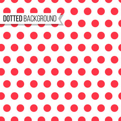 Polka dot seamless pattern. Vector illustration. Texture design for background