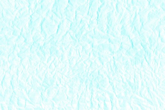 Blue Wrinkled Paper Background