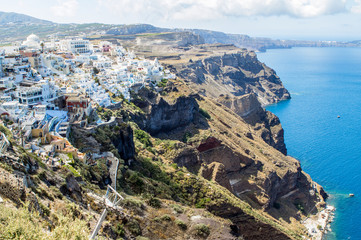 Seacoast of Santorini, Greece