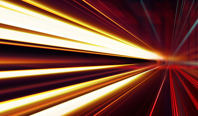 Technological background/Technological background of speed motion on the road at dark. Speed motion on the road. Can be used in the description of technological processes, science, education.	