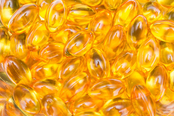 Fish oil capsules packed with omega 3