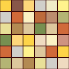 Bright mosaic seamless pattern background square tiles