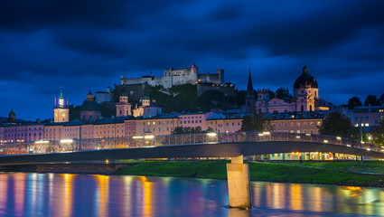 Fototapeta na wymiar View on Salzburg