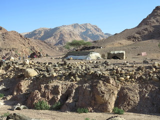 Jordan - nomadic people desert tent