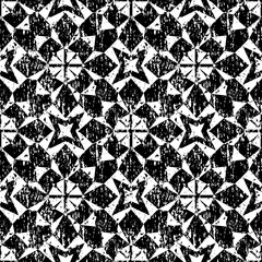 Seamless geometric pattern in modern hipster style