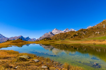 Stunning view of lake Lai da Vons
