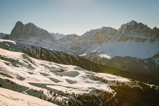 Rossalm im Winter
