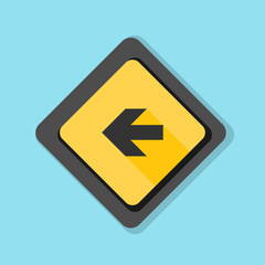 Left Arrow Sign illustration