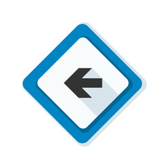 Left Arrow Sign illustration