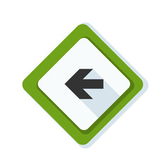 Left Arrow Sign illustration