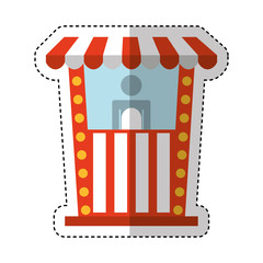 ticket shop isolated icon vector illustration design