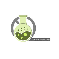 Preservatives free label