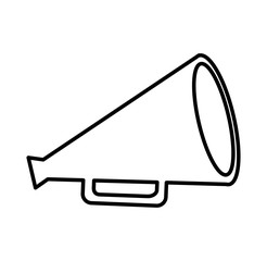 director cinema megaphone icon vector illustration design