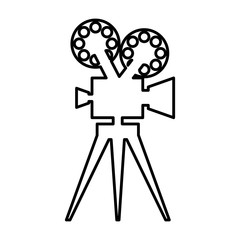 video camera film icon vector illustration design