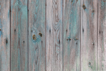 Blue Tinted Wooden Planks Texture Background
