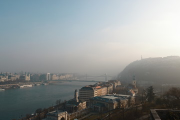 panorama view of budapest