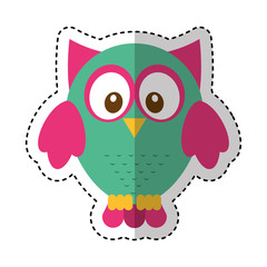 owl bird isolated icon vector illustration design