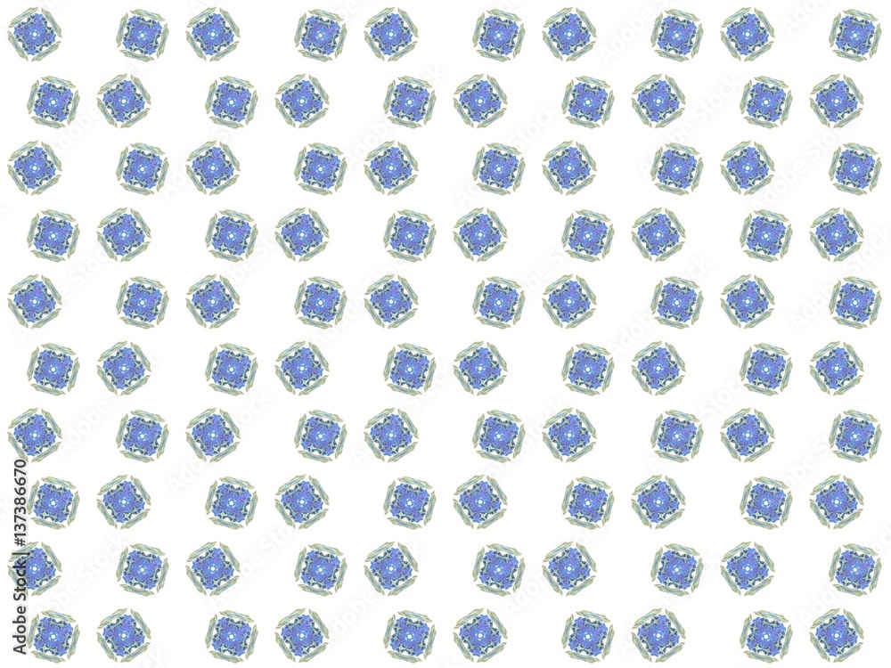 Fototapete texture with 3d rendering abstract fractal pattern