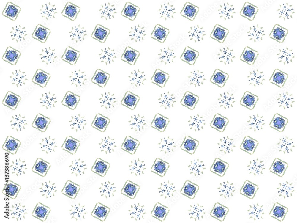 Fototapete texture with 3d rendering abstract fractal pattern